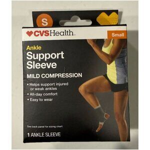 CVS Health Ankle Support Sleeve Small Mild Compression
